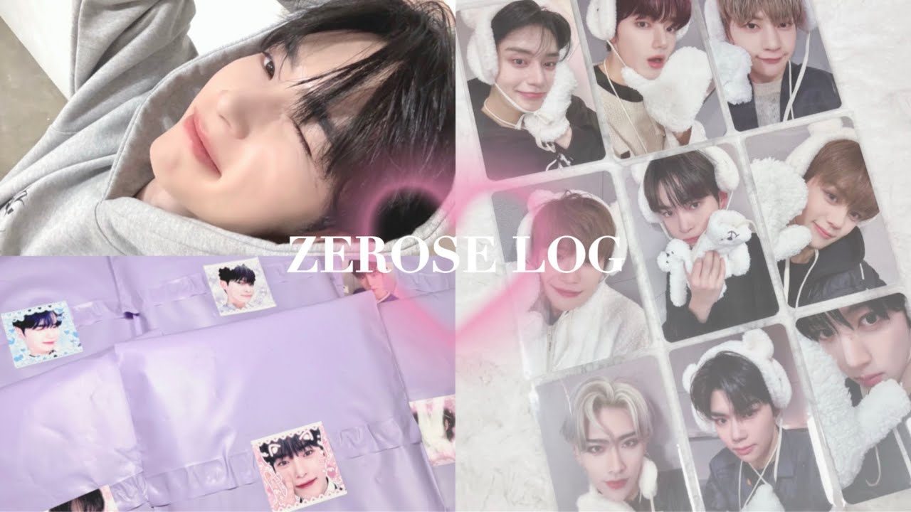 [제로즈로그] 분철 총대의 포장만 하는 브이로그 📦 | 메이크스타 폴라베어 미공포 분철 2024 시즌그리팅 시그 지마켓 포카포장 포장 asmr 덕질 브이로그 제로베이스원 제베원