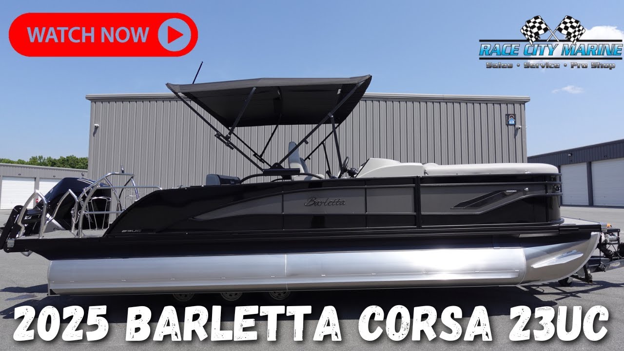 New 2025 Barletta Corsa 23UC 23 ft Pontoon Boat For Sale In Mooresville, NC: Walkaround and Review