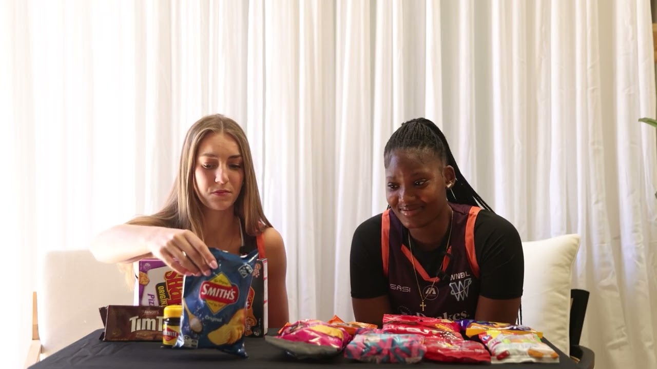 Americans Try Australian Snacks for the First Time 🇦🇺 | Adelaide Lightning
