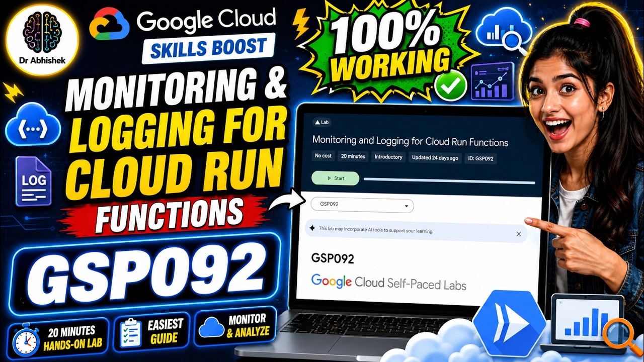 Мониторинг и логирование для Cloud Run Functions #GSP092 #qwiklabsarcade2026
