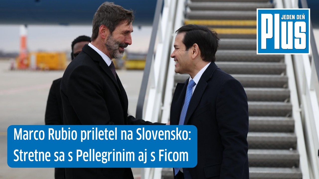 Marco Rubio priletel na Slovensko: Stretne sa s Pellegrinim aj s Ficom