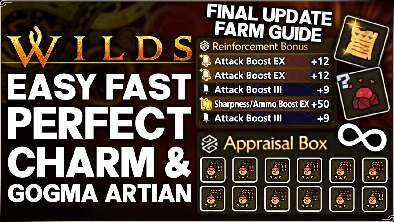 Monster Hunter Wilds - New Best FAST Perfect Talisman & Gogma Artian Farm - OP Timeworn Charm Guide!
