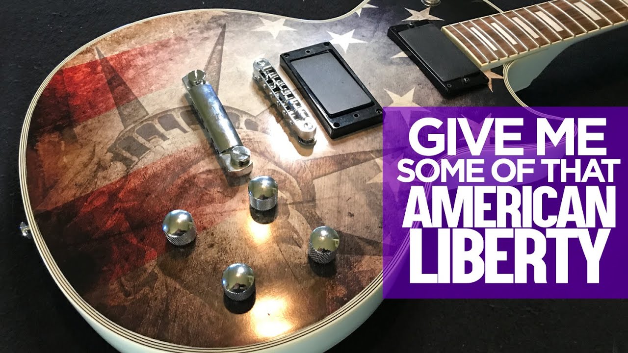 Guitar Skin Install: AMERICAN LIBERTY || INZANE SKINS