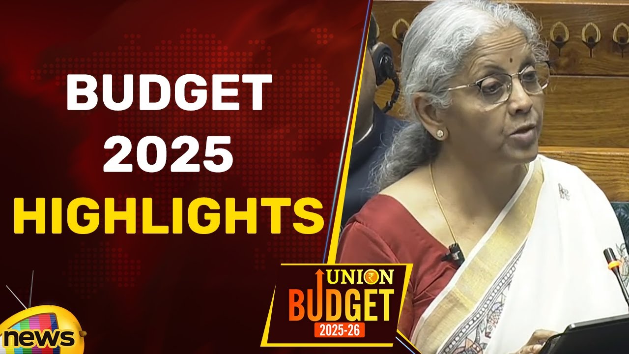 Budget 2025 Highlights | FM Nirmala Sitharaman Budget Speech | Union Budget 2025-26 | Mango News