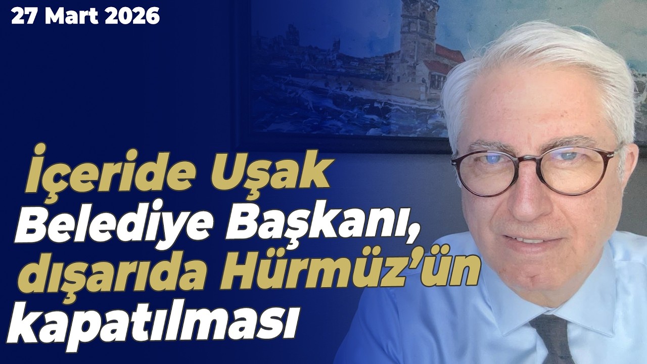 İ&ccedil;eride Uşak Belediye Başkanı, dışarıda H&uuml;rm&uuml;z&rsquo;&uuml;n kapatılması