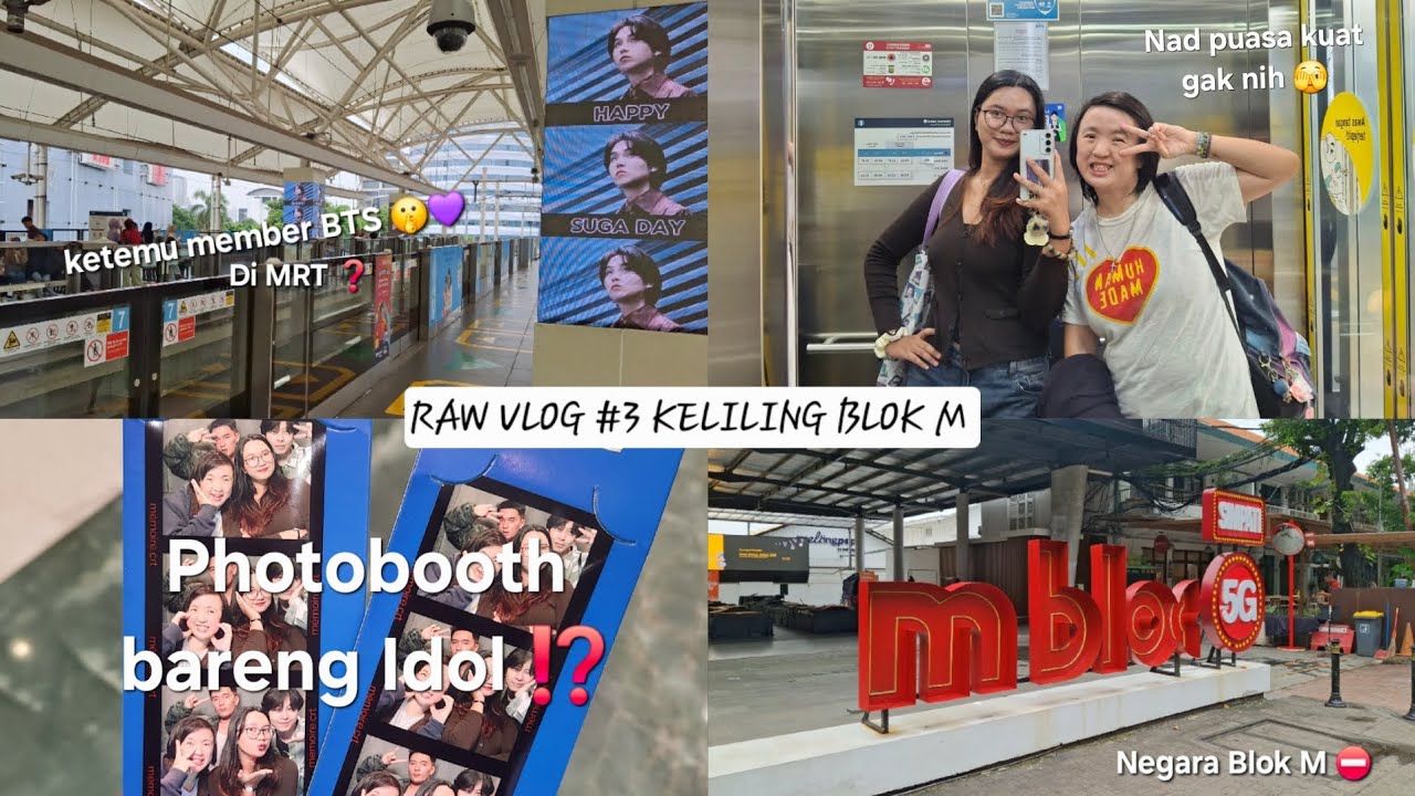 RAW VLOG #3 | NGABUBURIT DARI PAGI SAMPE MALEM KE NEGARA BLOK M 🤔❓️[ vlog puasa ]