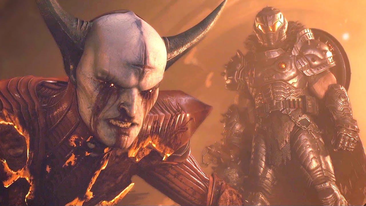 DOOM The Dark Ages - Ahzrak Boss Fight & True Ending