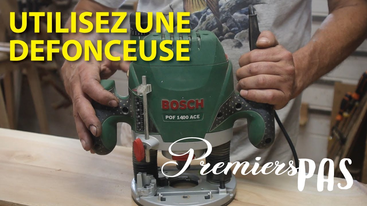 Découvre comment utiliser une défonceuse facilement !