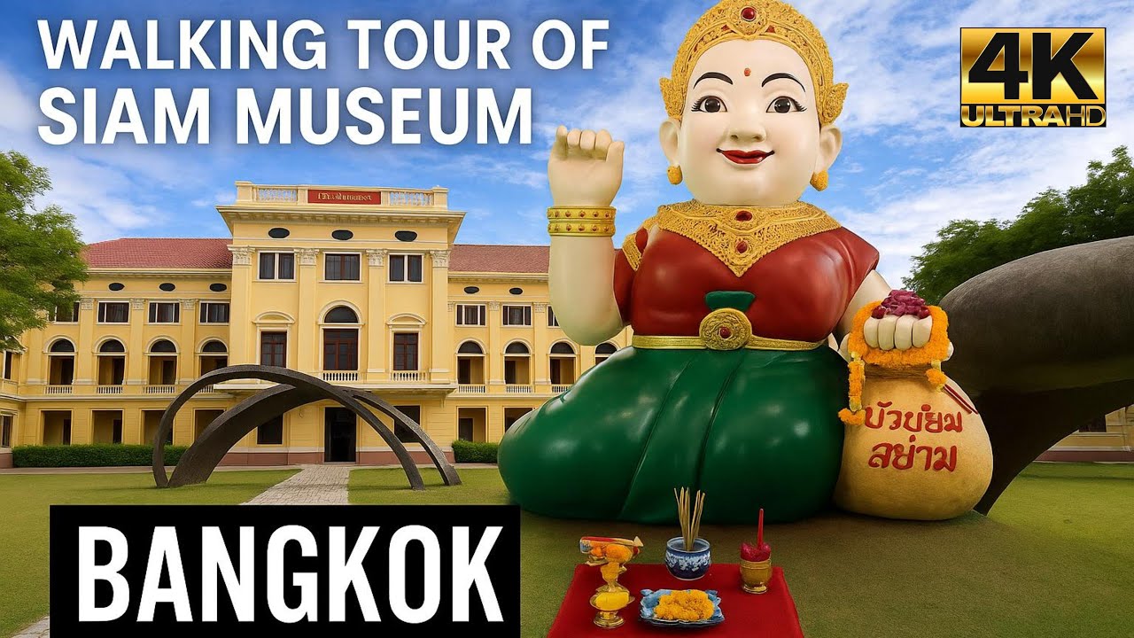 Siam Museum Bangkok Walking Tour 2025 | 4K Ultra HD