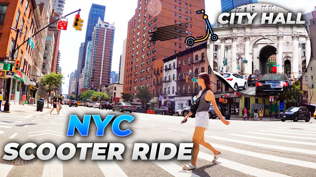 NYC Electric Scooter Ride to City Hall (June 2021)