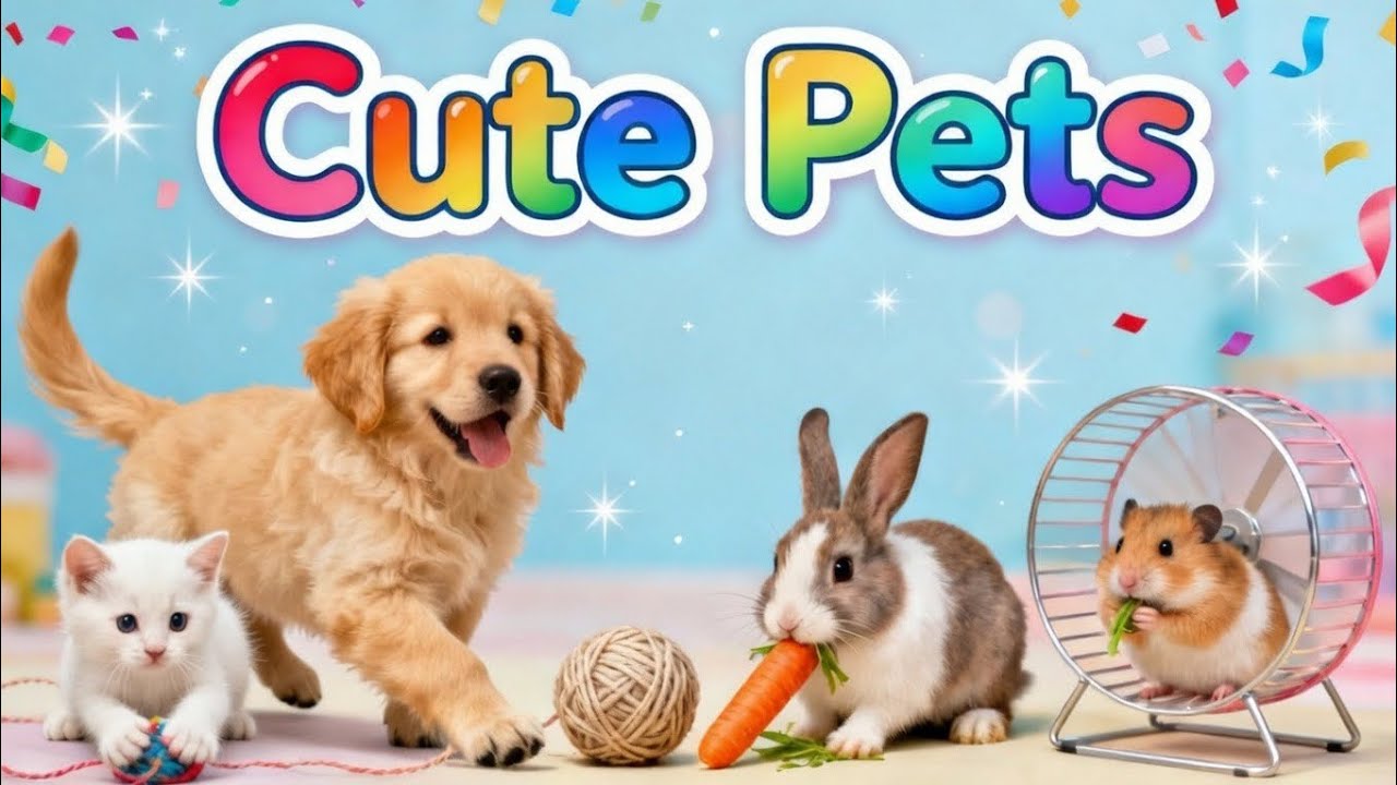 Cute Pets Compilation 🐶🐱 Adorable Animals to Make You Smile! 😍 #CutePets #cat  #dog 