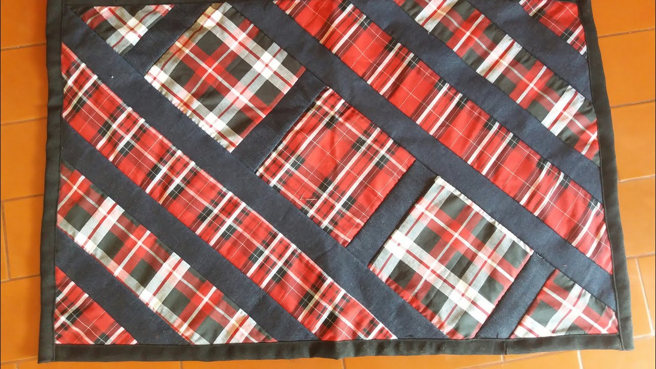 Tapete de Retalhos com Novo design.Tânia Crochê e Artes.