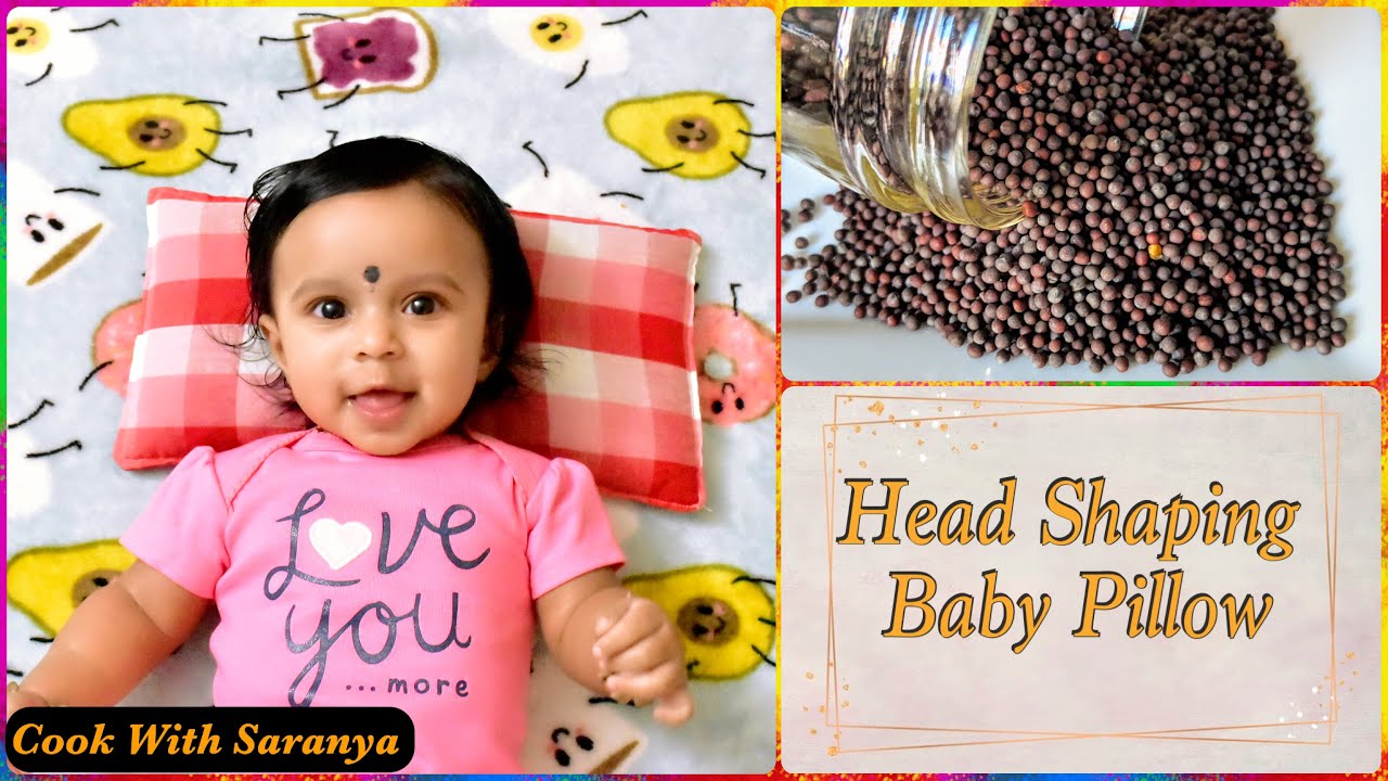 DIY Mustard Seeds Pillow for baby | கடுகு தலையணை | Prevent flat head for Newborn