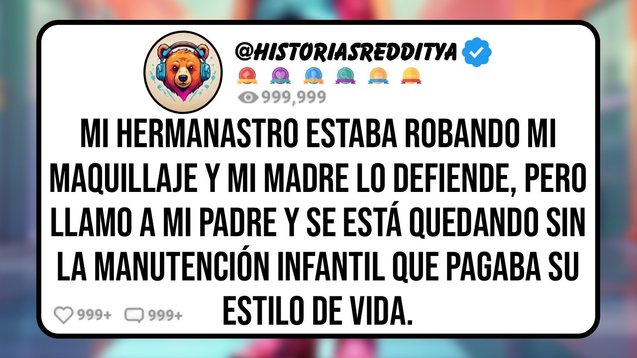 Mi HERMANASTRO Estaba Robando mi Maquillaje y mis Zapatos para Regalárselos a su Novia, pero Aho...