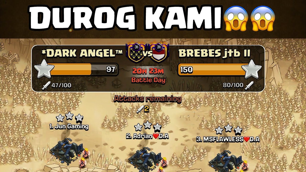 Dinurog kami ng kalaban under 4hrs! Grabe batak na batak ang kalaban😱😱
