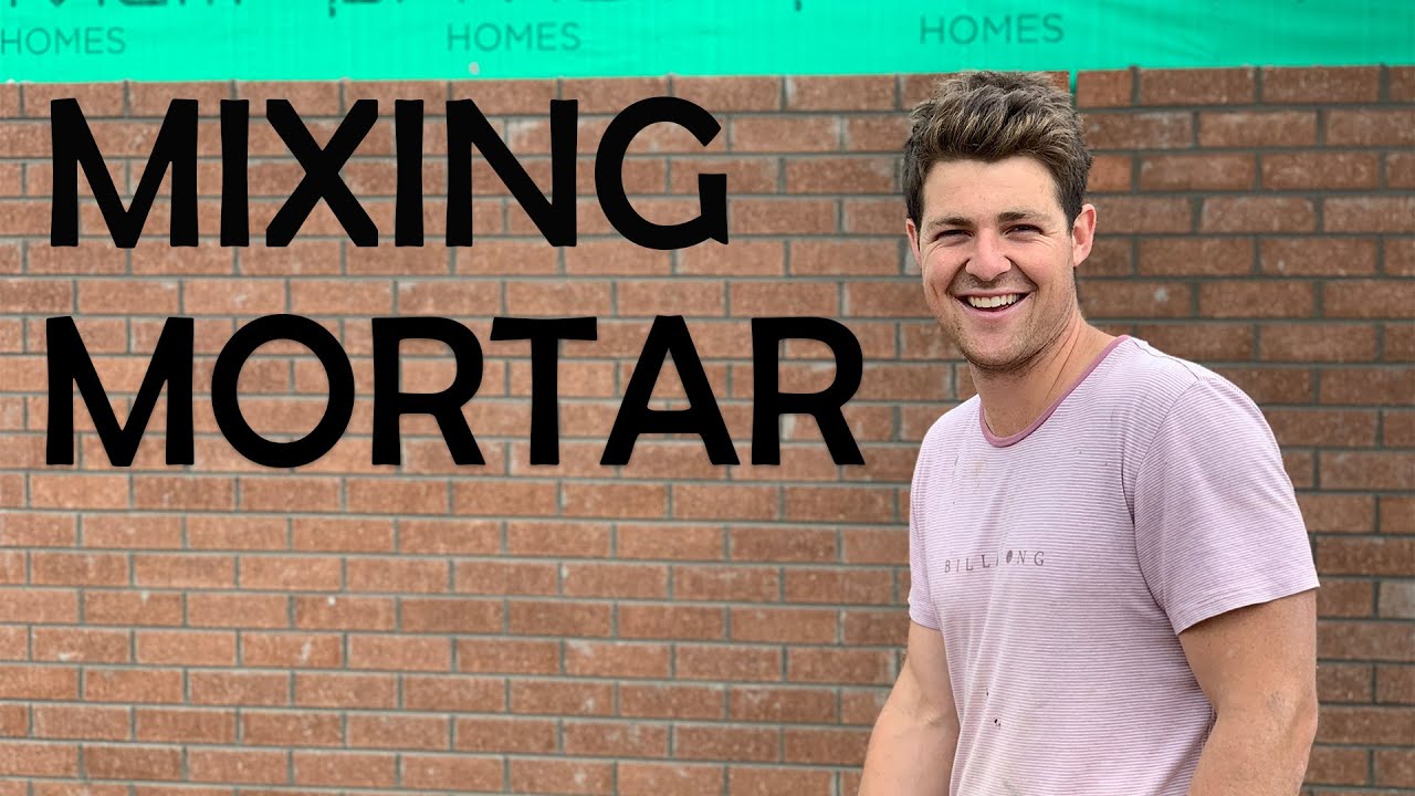 Mixing Mortar / Laying Bricks in Australia