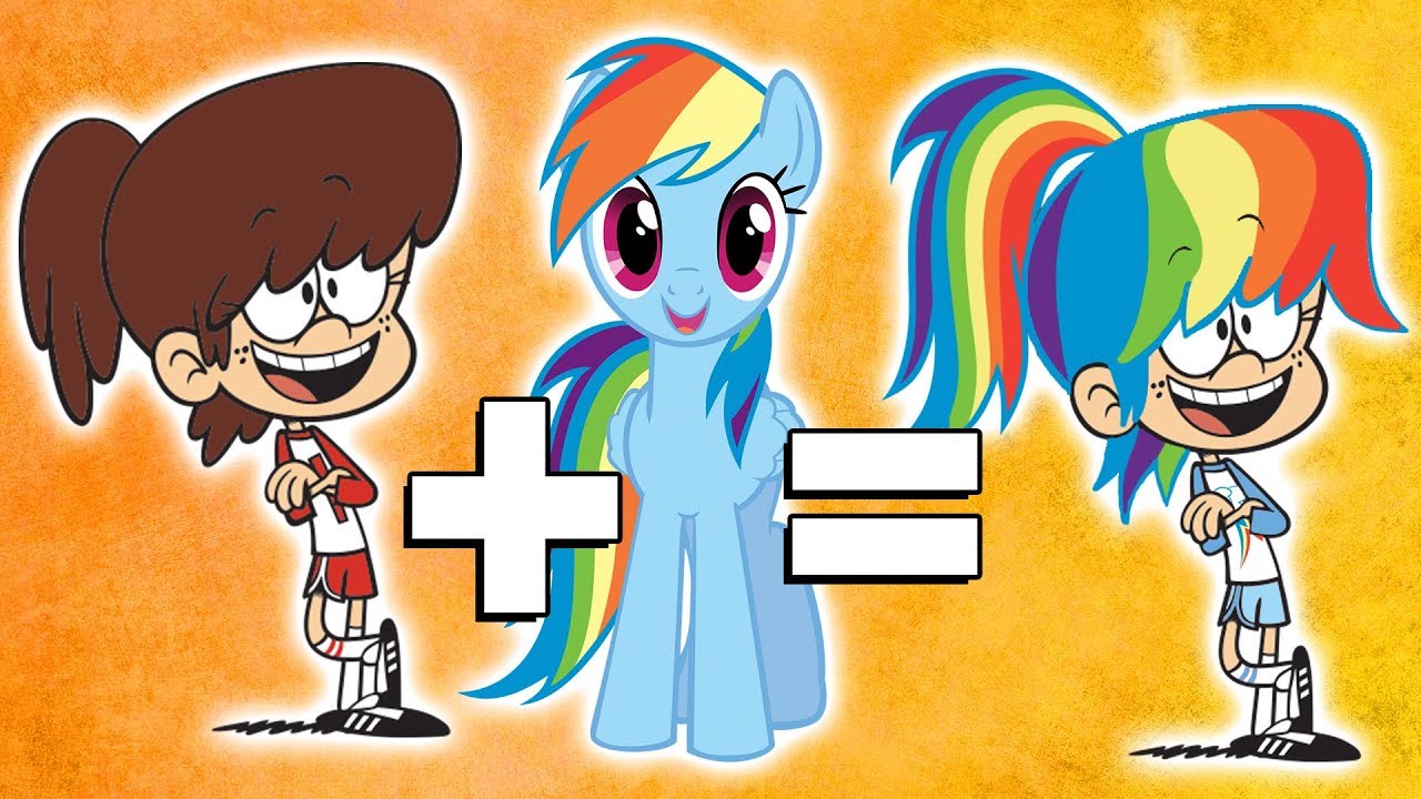 Loud House + My Little Pony MASHUP! Loud House Reimagined as MLP Characters! | Dream Mining