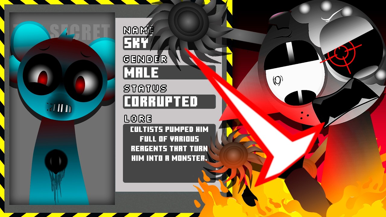 Sprunki - ANTI-SHIFTED BUT SCRUNKLY | Phase 5 | All Description | LORE | NEW MOD