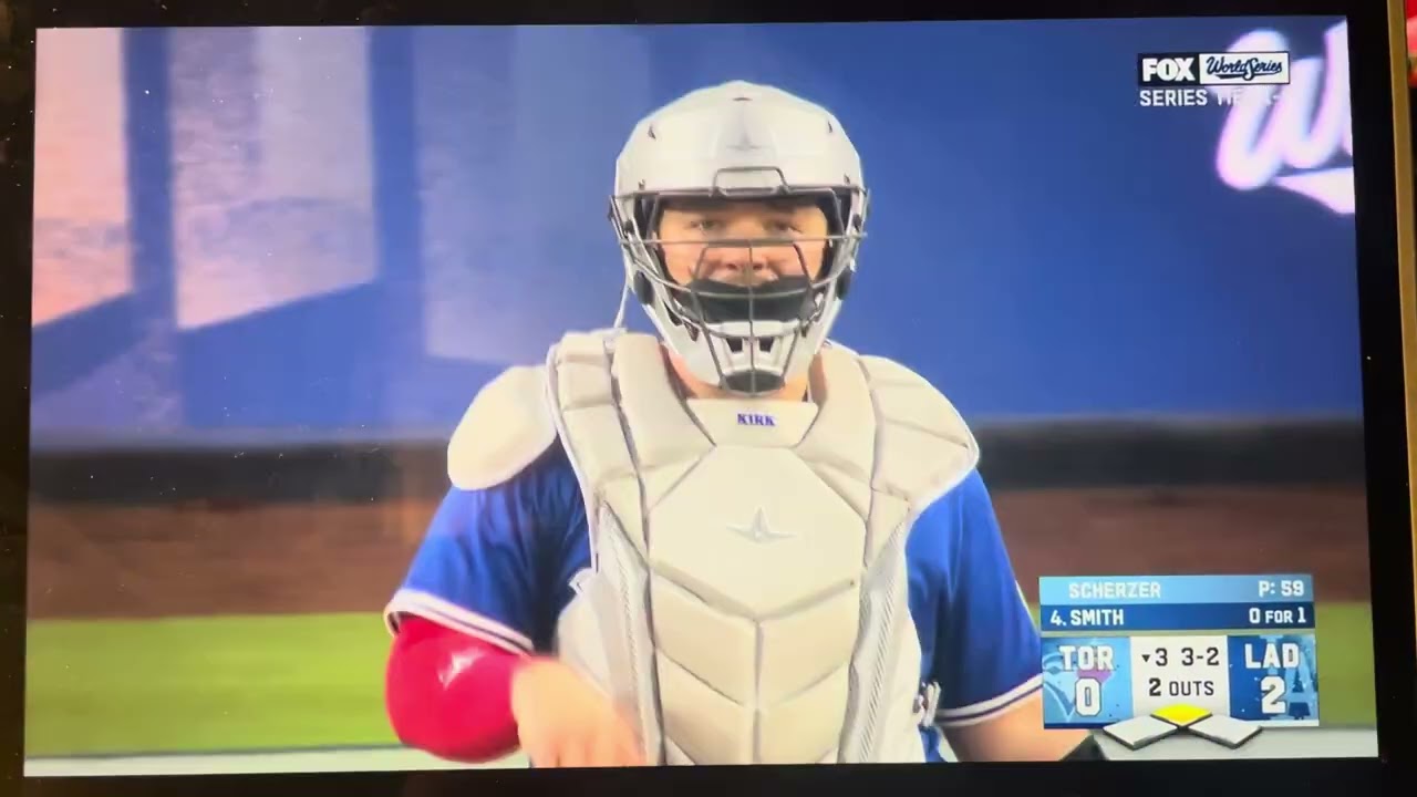 Freddie Freeman called safe on a steal only to be gunned down at home next play. 2025 WS