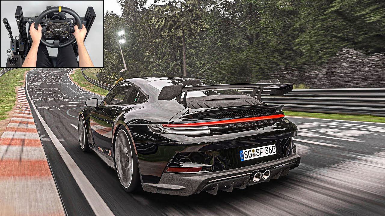 Porsche 911 GT3 Nurburgring Nordschleife | Forza Motorsport | Steering Wheel Gameplay