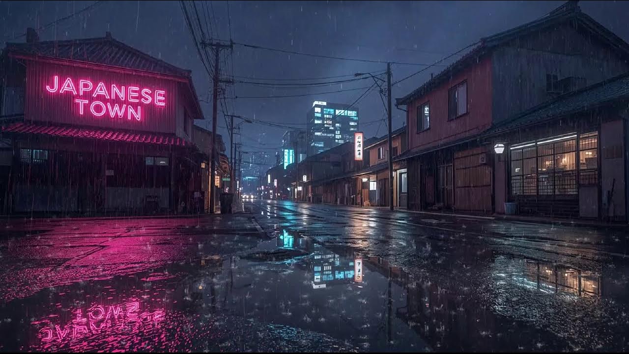 Night Rain Ambience 🌙 Lofi Beats for Focus, Relax & Quiet Moments #10