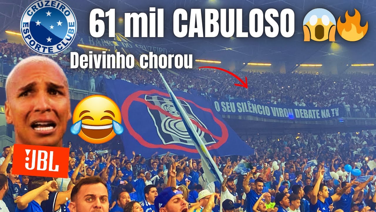 🔵😱Torcida do Cruzeiro x Atlético MINEIRÃO Lotado 61 mil🔥