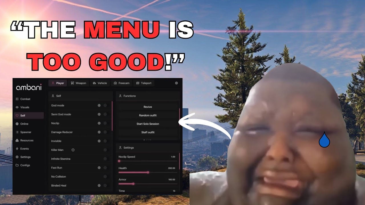 The Best FREE Fivem Menu (NOT CLICKBAIT)