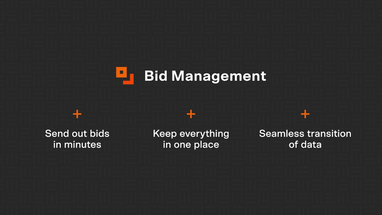 Procore Bid Management Production Demo