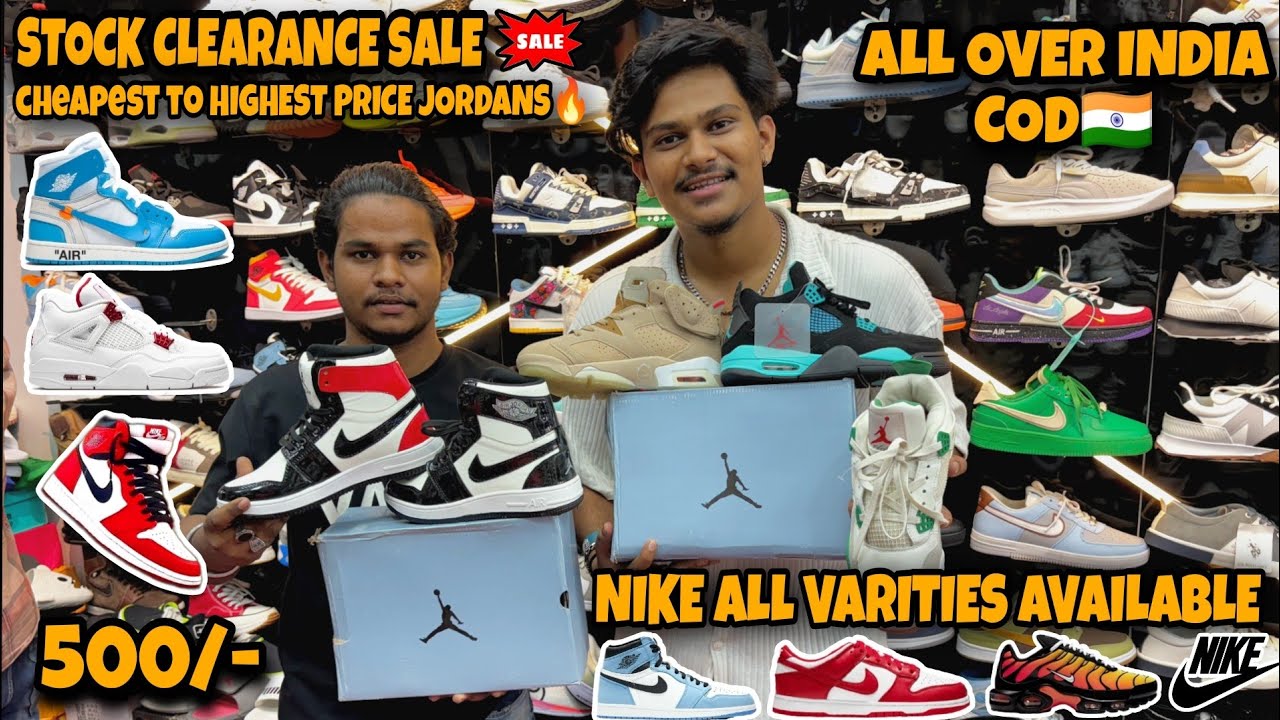 Jordans Ki Itni Variety🤯Starts From 500/- | All Over India COD🔥| MR RS VLOGS | SAHIL RAJORIA