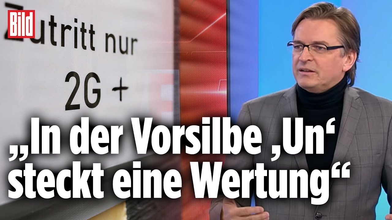 &bdquo;Ich sage lieber &sbquo;Nicht-Geimpfte&lsquo; als &sbquo;Ungeimpfte&lsquo;&ldquo; | Claus Strunz bei BILD Live