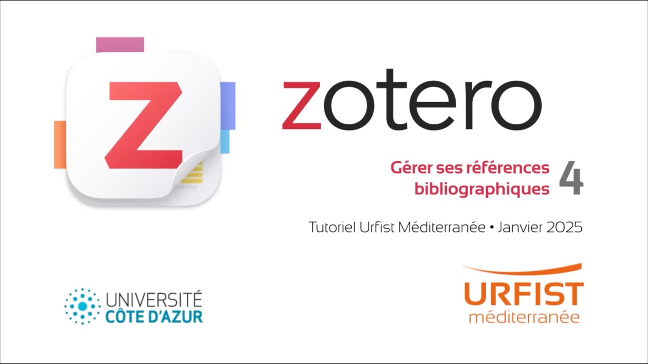 04 -  Zotero 7 -  Gérer ses références bibliographiques