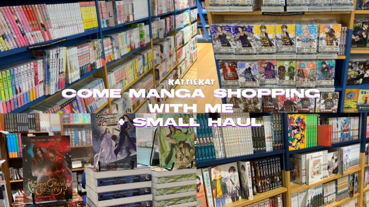 come manga shopping with me + small haul