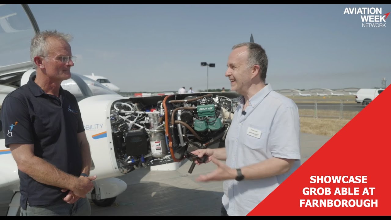 Aerobility Showcases Grob Able at Farnborough Airshow 2022