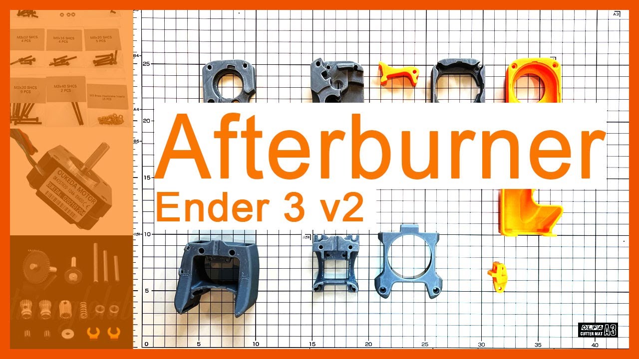 Building a Voron Afterburner for Ender 3 v2: printed parts and parts sourcing