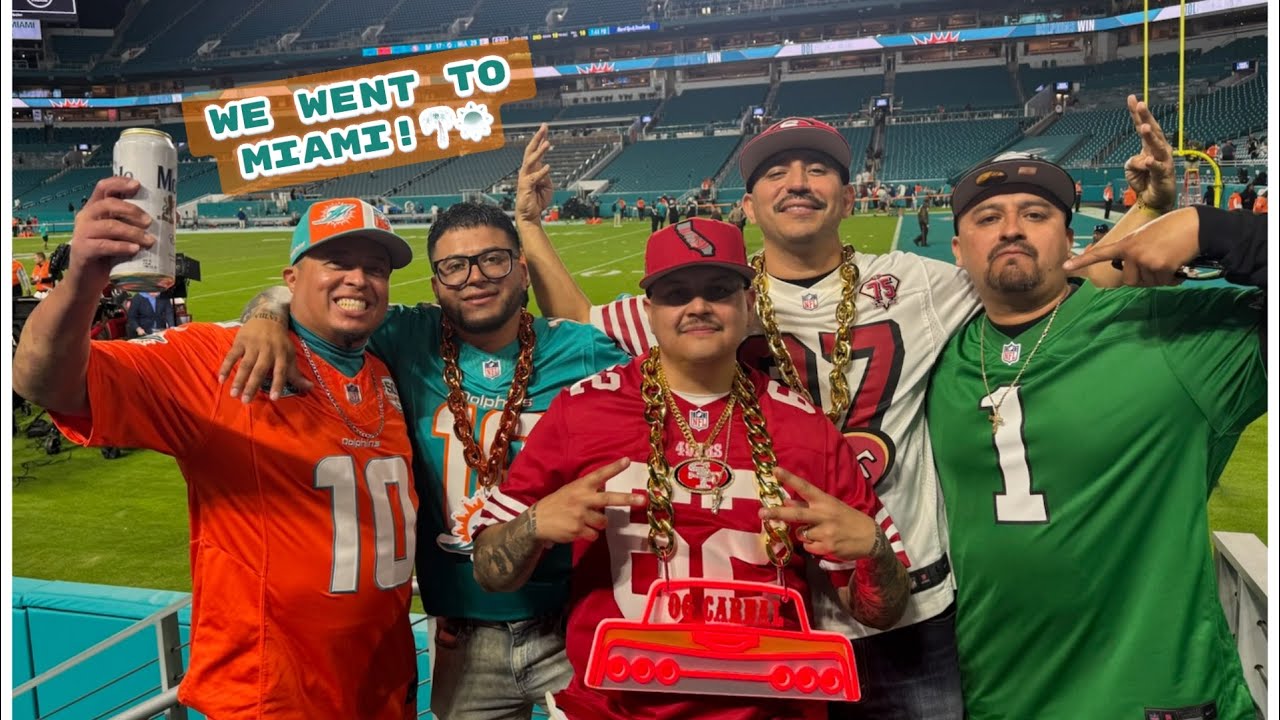 Ребята едут в Майами на матч 49ers против Dolphins!