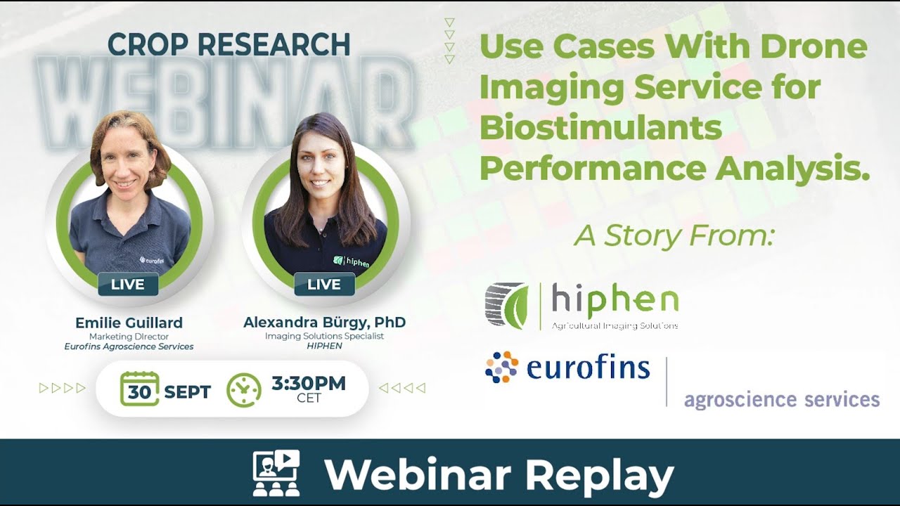 Webinar Replay - Digital phenotyping use cases for biostimulant performance analysis
