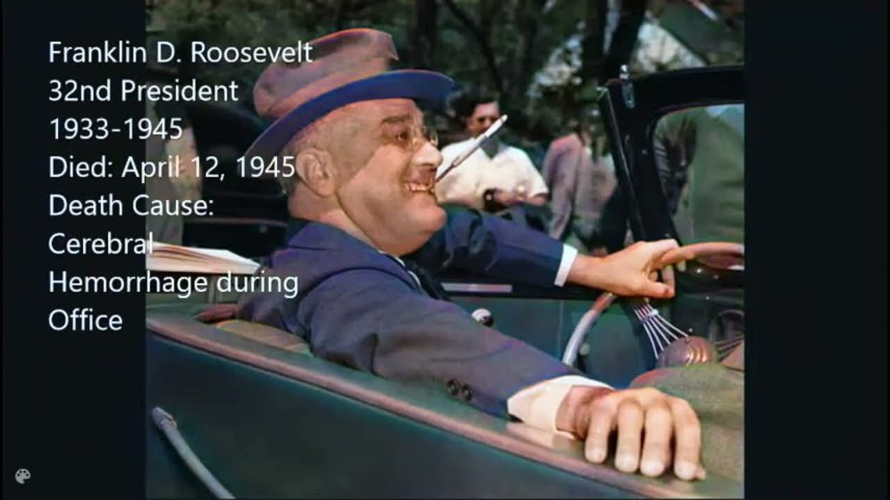 All Presidential Death News Reports (Franklin Roosevelt to George H.W. Bush) (Colorized)