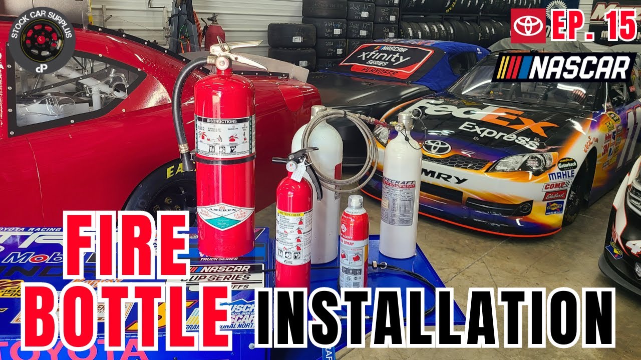 NASCAR How To Install Fire Bottle System | Track Day Supra