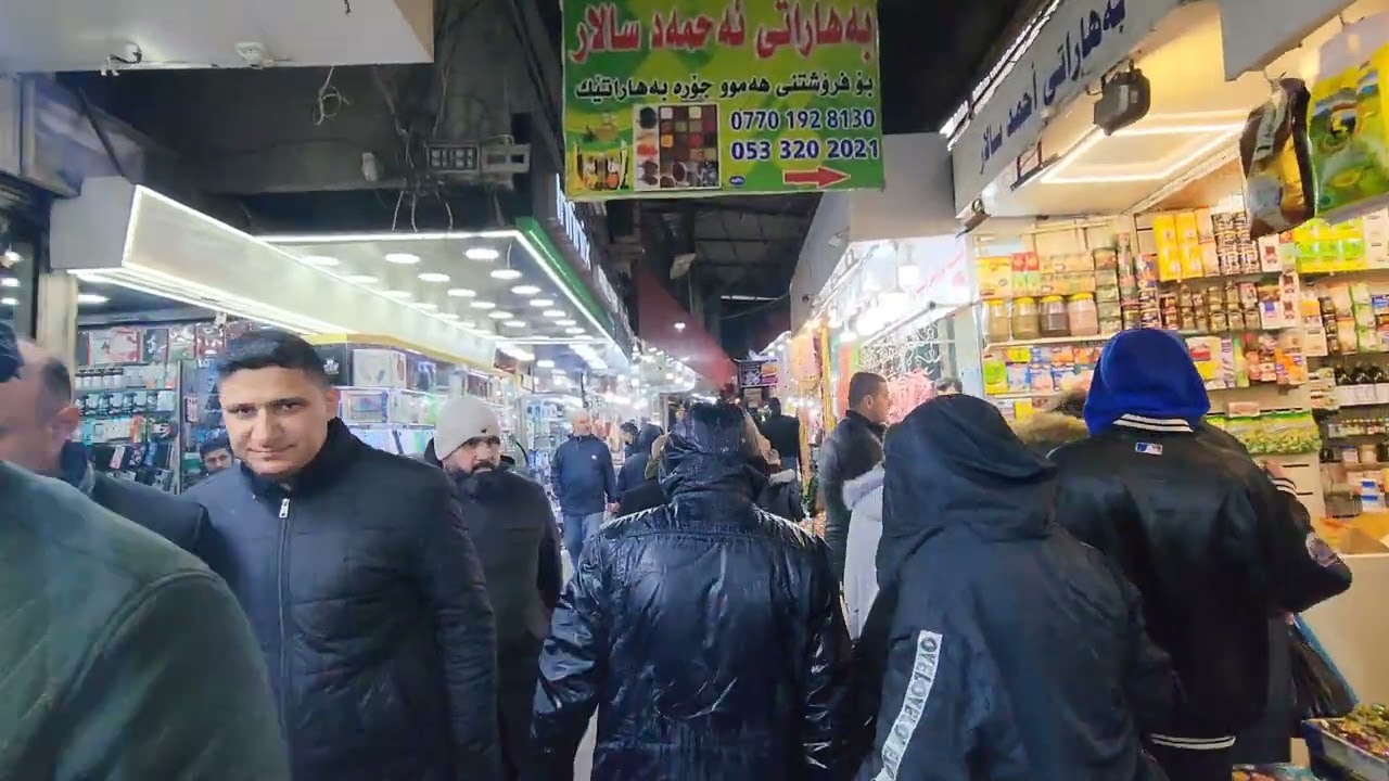 Street walking Kurdistan Sulaymaniyah (Daraswtawaka)