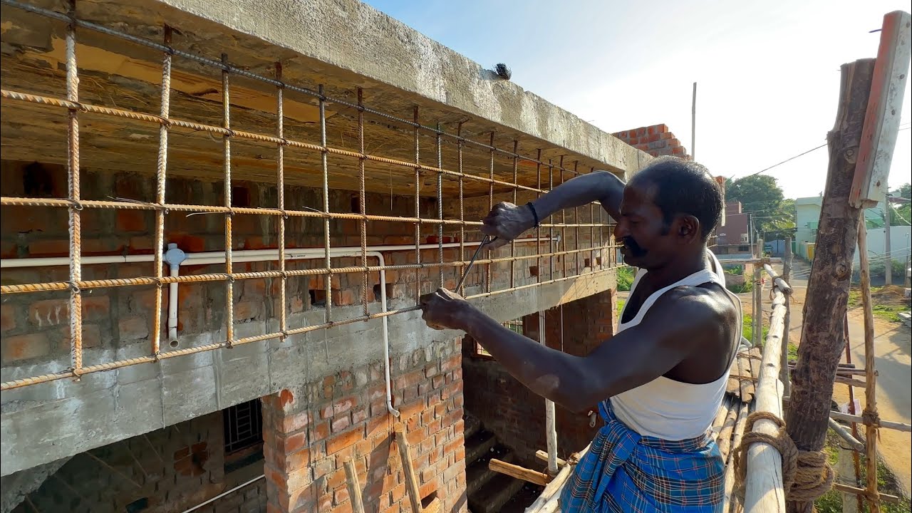 Excellent Construction Of Drop Wall Making Easy and fastest way Accurately-Using by sand and cement