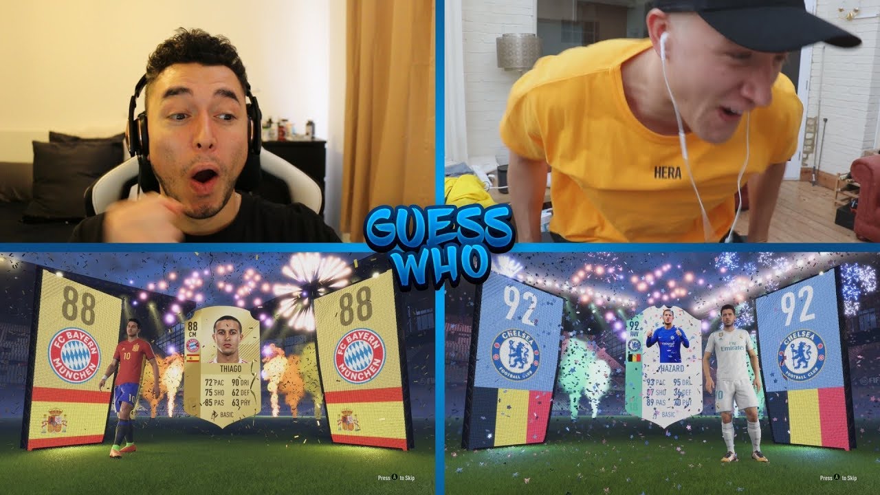 МЫ УПАКОВАЛИ 92 FUT BIRTHDAY HAZARD В GUESS WHO FIFA 😱 GUESS WHO FIFA против REEV 🔥
