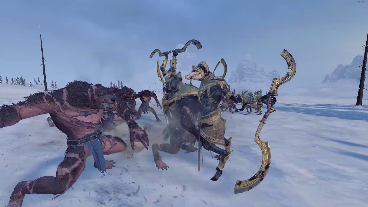 🦗 Ushabti VS 🐕Skin Wolves | Total War: Warhammer 2