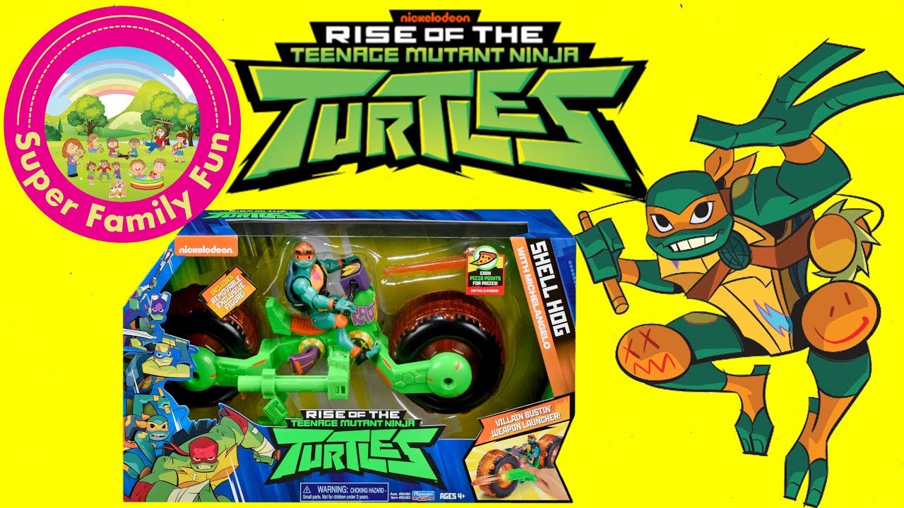 Rise of the TEENAGE MUTANT NINJA TURTLES | Shell Hog with Michelangelo