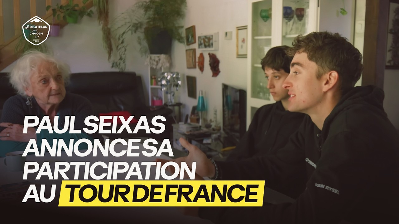 Paul Seixas, en route pour le Tour de France