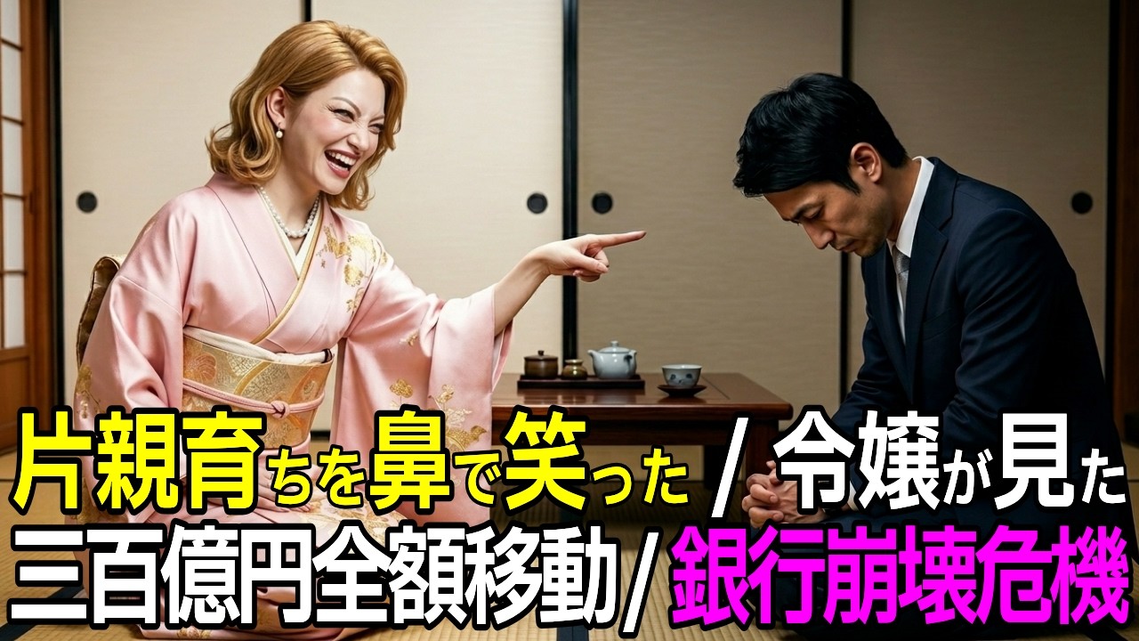 【スカッと】お見合いで「片親育ちw」と見下された俺。預金を移すと伝えた結果【シニア】