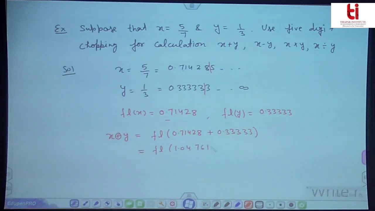 significant digit arithmatic operation