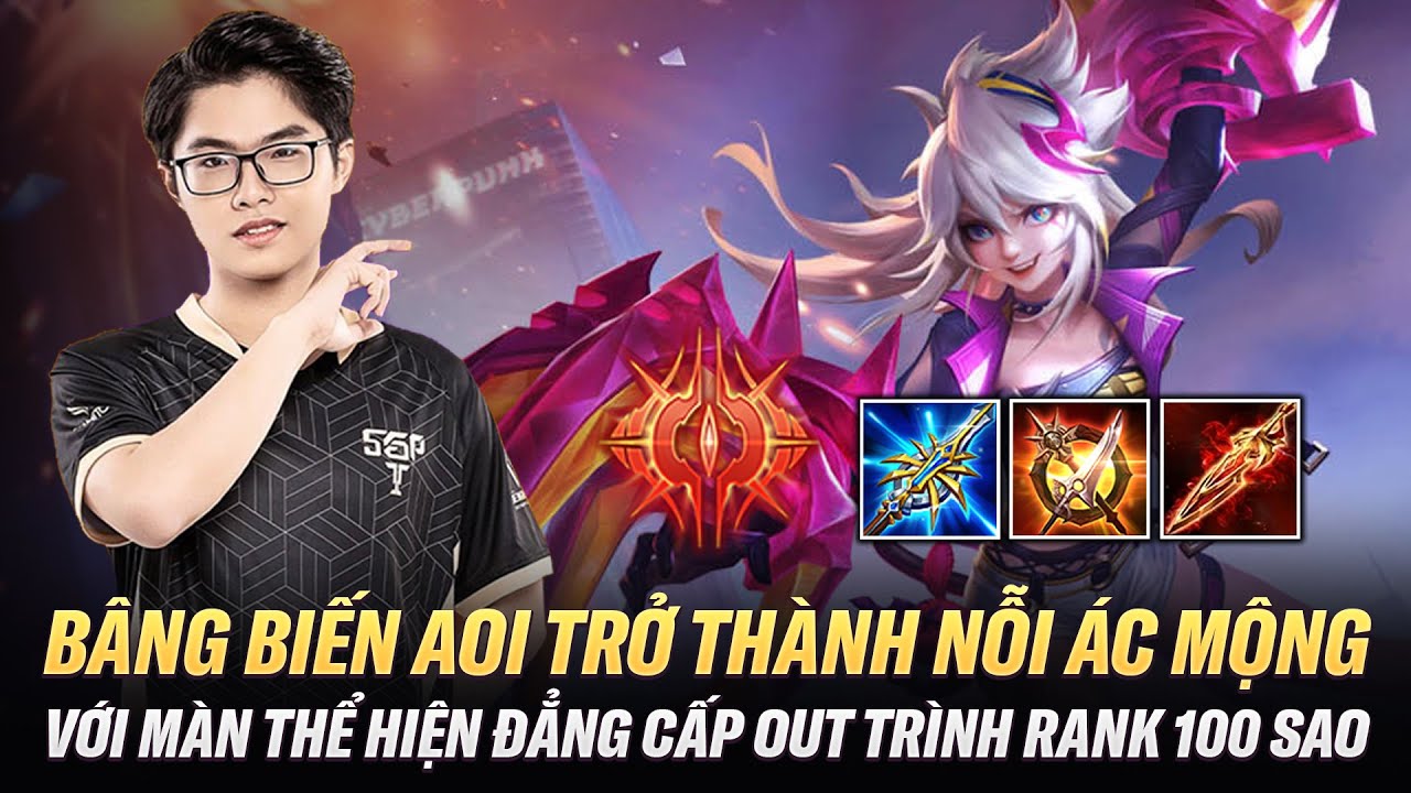 Bâng Biến Aoi Rank 100 Sao Là Nỗi Ác Mộng Với Màn Thể Hiện Quá Đẳng Cấp Out Trình Team Địch