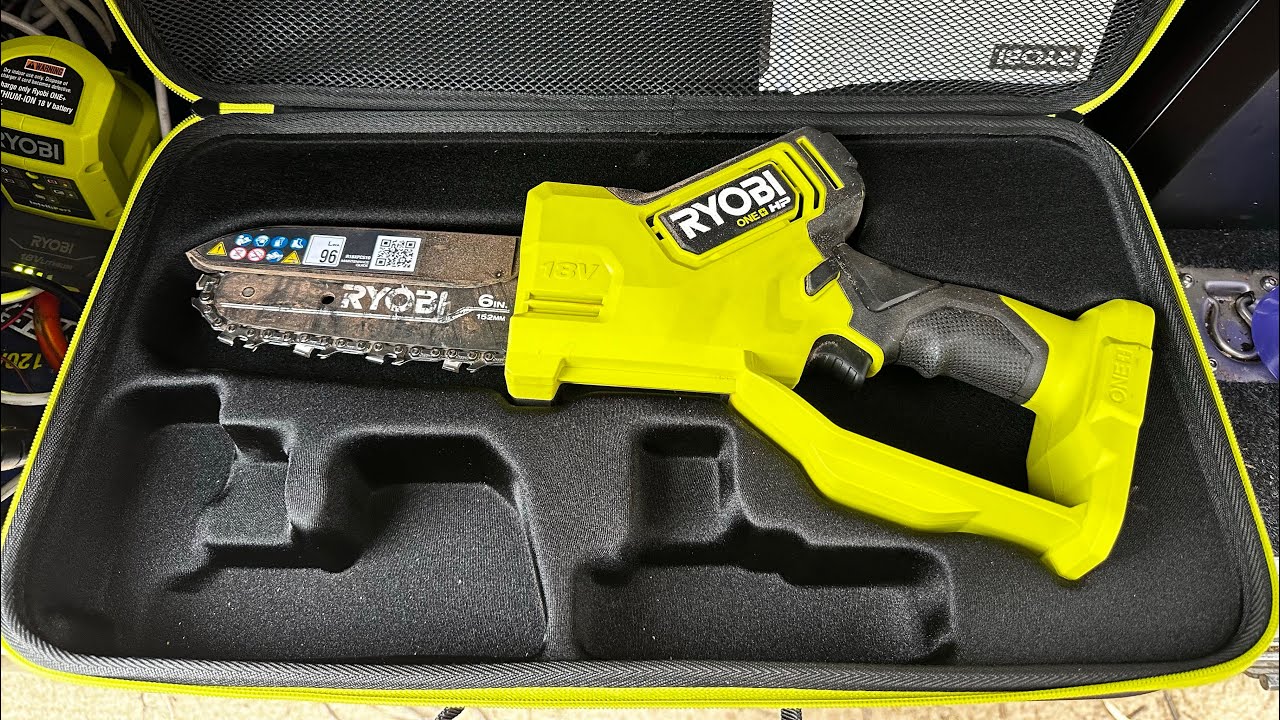 Ryobi one plus 18v pruning saw review  and initial use #vanlife #offgrid #camping #ryobi