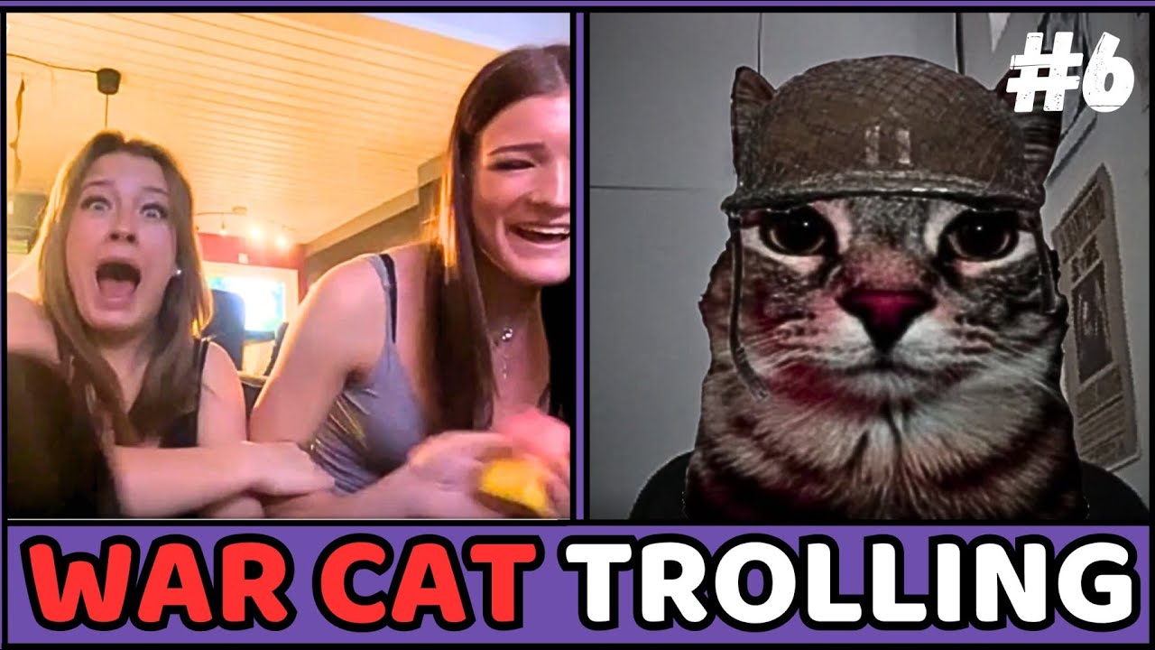 War Cat Trolling On Omegle ! 🔥😂