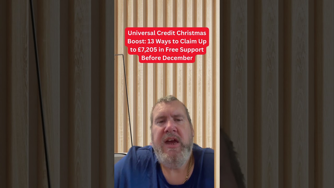 Universal Credit Free Money In Time For Christmas